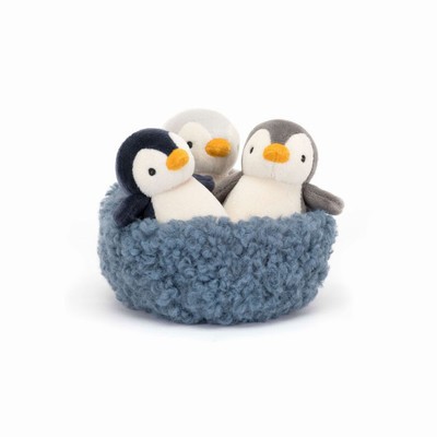 Jellycat Nesting Penguins USA | 18973KUNA